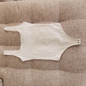 Abercrombie Cotton Blend Seamless Tank Bodysuit